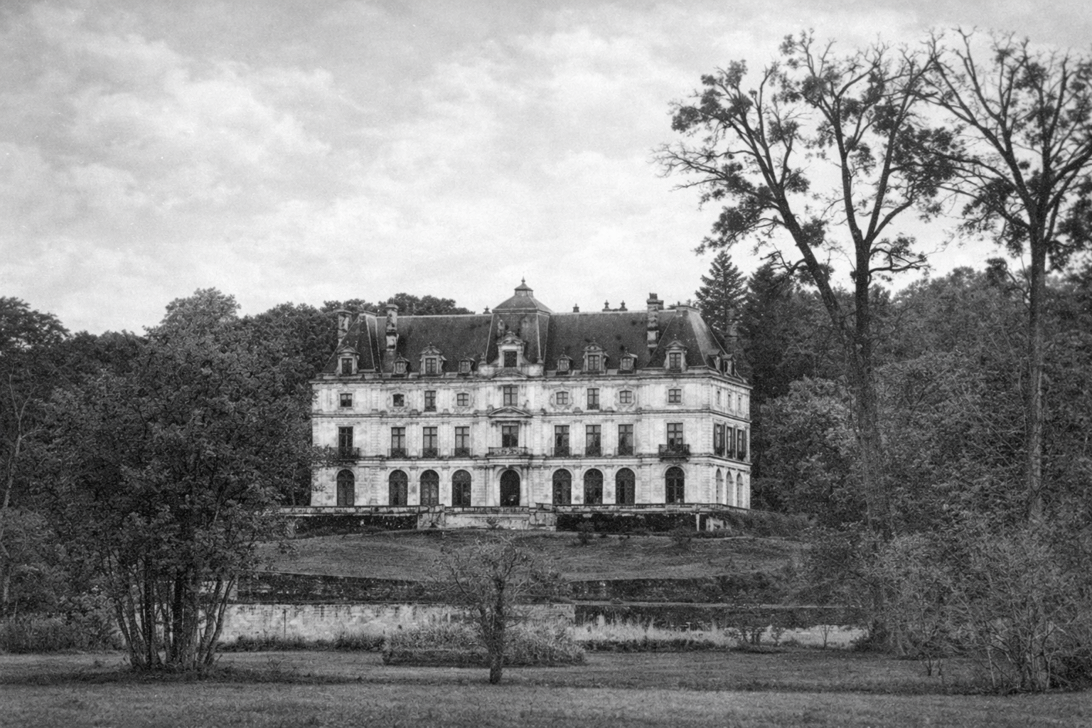 Le château en 1853
